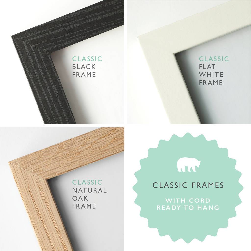 Handmade Wooden Picture Frames - 90 x 20cm– Drifting Bear Co.